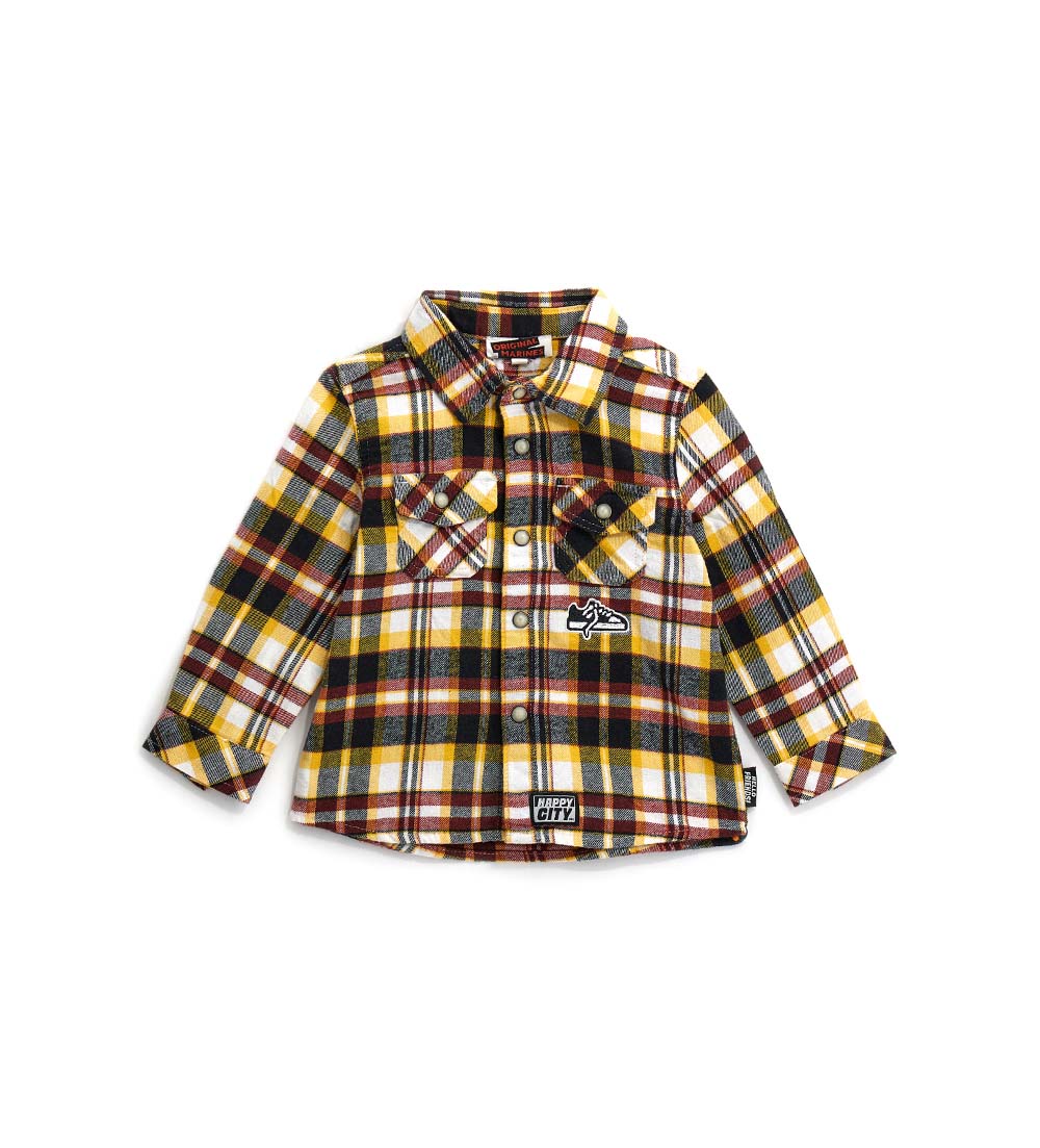 Baby boy's checked polo shirt-1