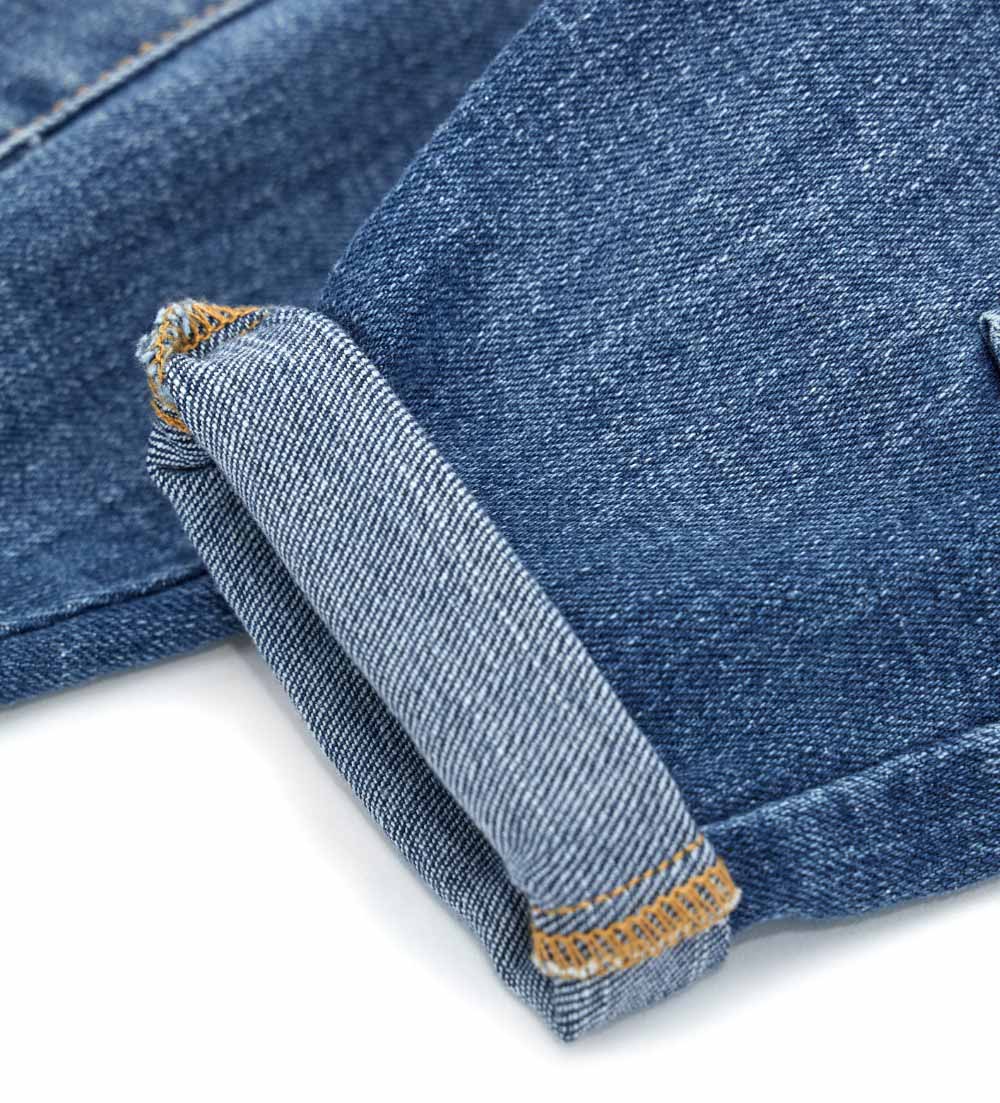 Baby girl's denim cargo jeans