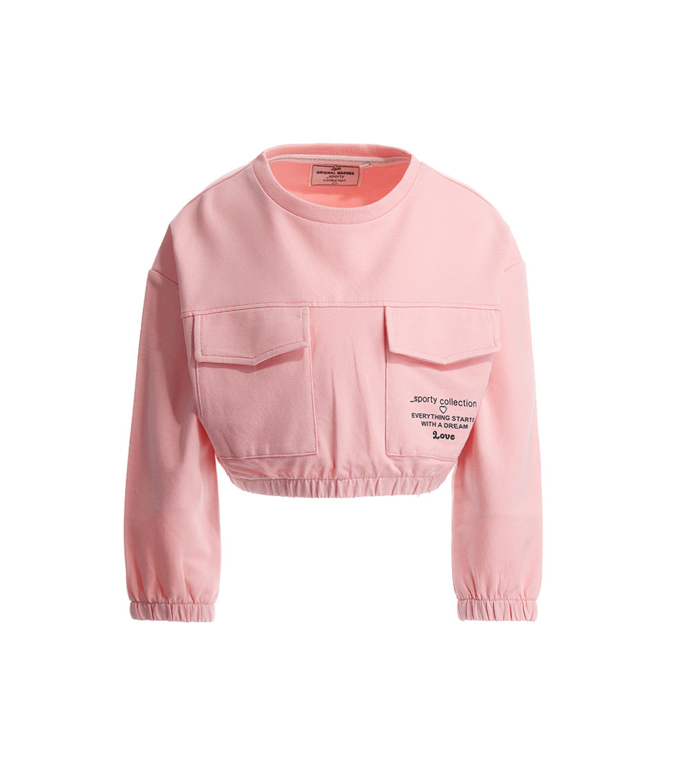 Girl's cropped sweatshirt-8