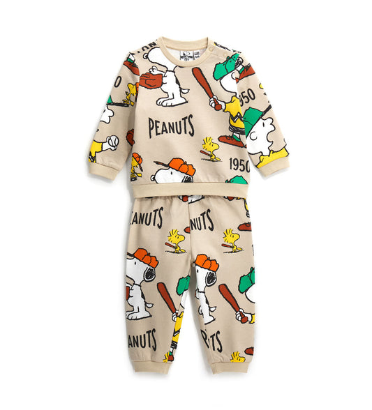 Baby boy's snoopy pajamas-1