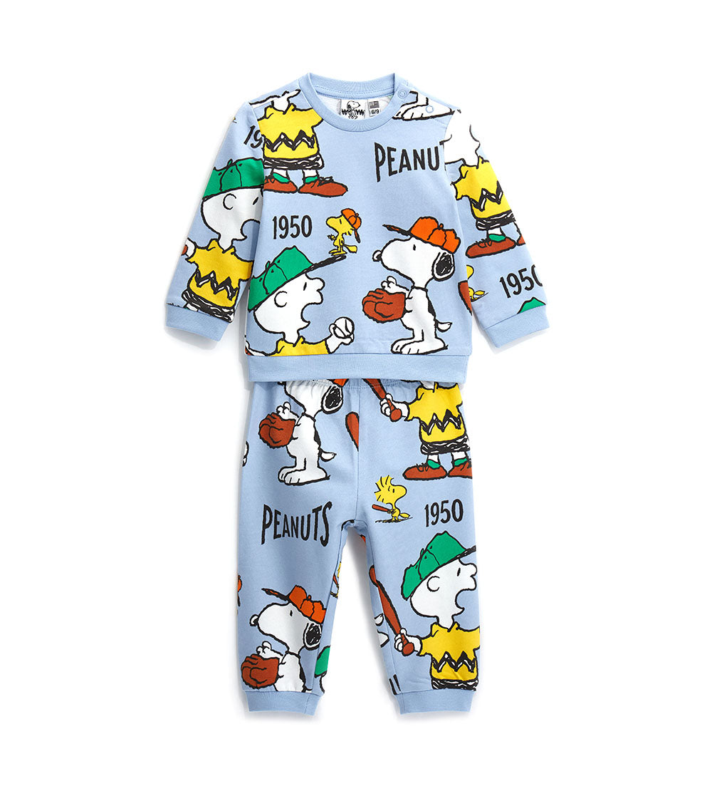 Baby boy's snoopy pajamas-4