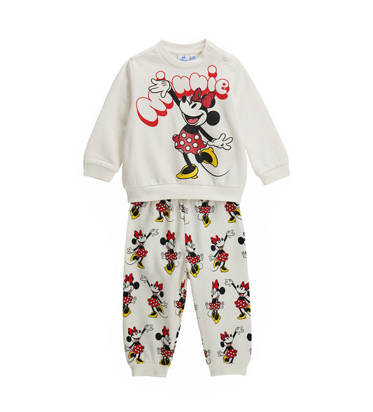 Baby girl's disney minnie pajamas-7