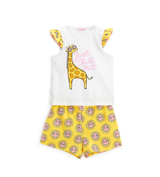 BABY GIRL'S SHORT PAJAMAS-520