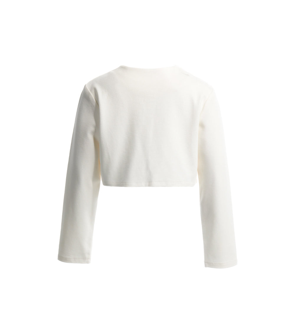 GIRL'S CROPPED CARDIGAN-502