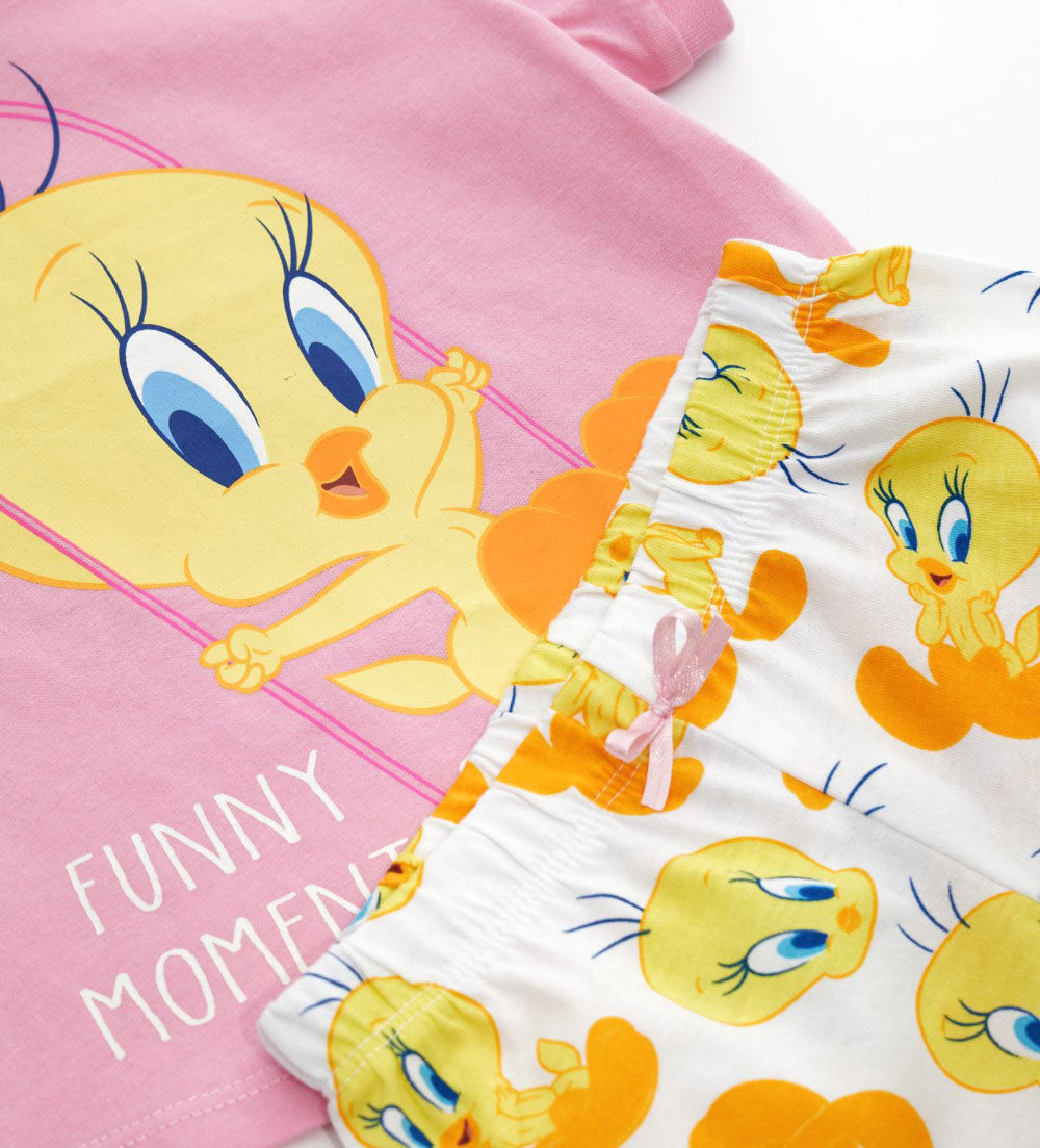 BABY GIRL'S LOONEY TUNES TWEETY PAJAMAS-504