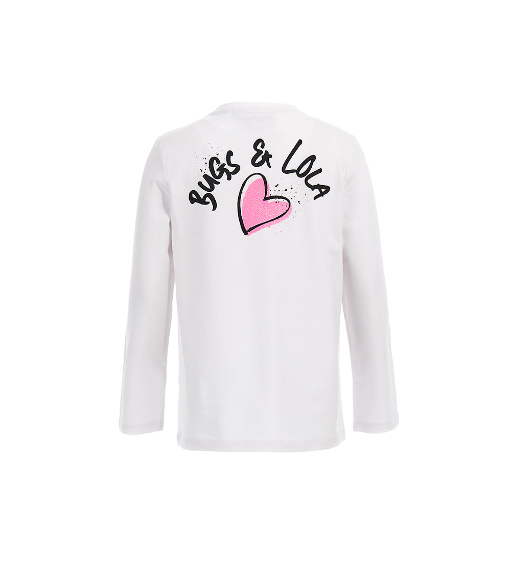 Girls's wb bugs and lola bunny shirt-3
