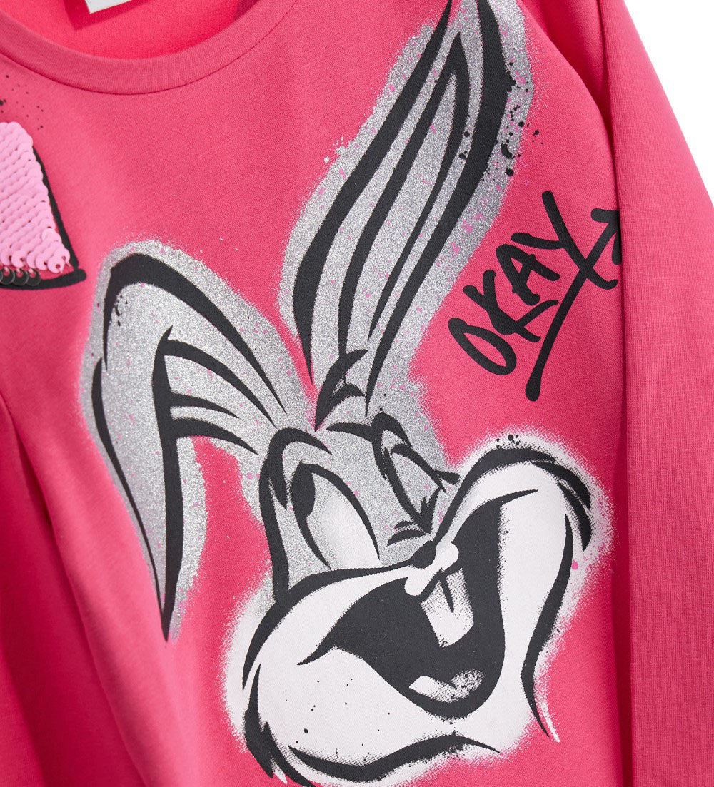 Girls's wb bugs and lola bunny shirt-7