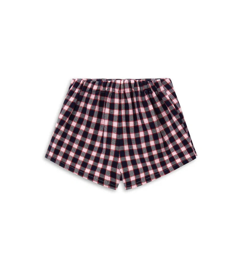 Baby girl's tartan shorts