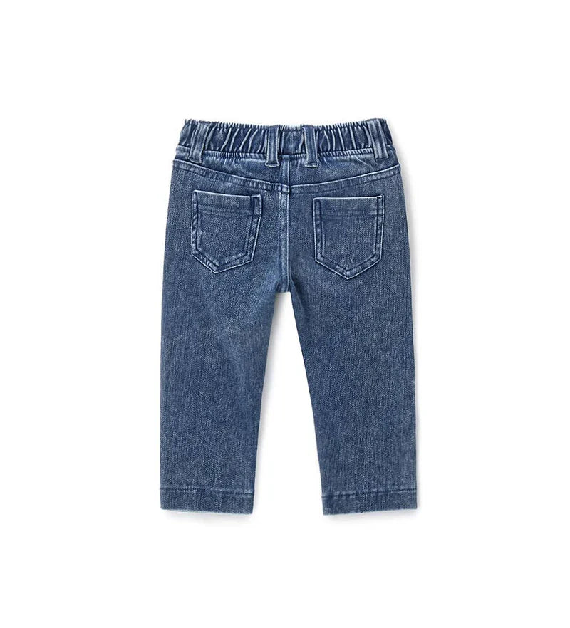 Baby girl's denim leggings