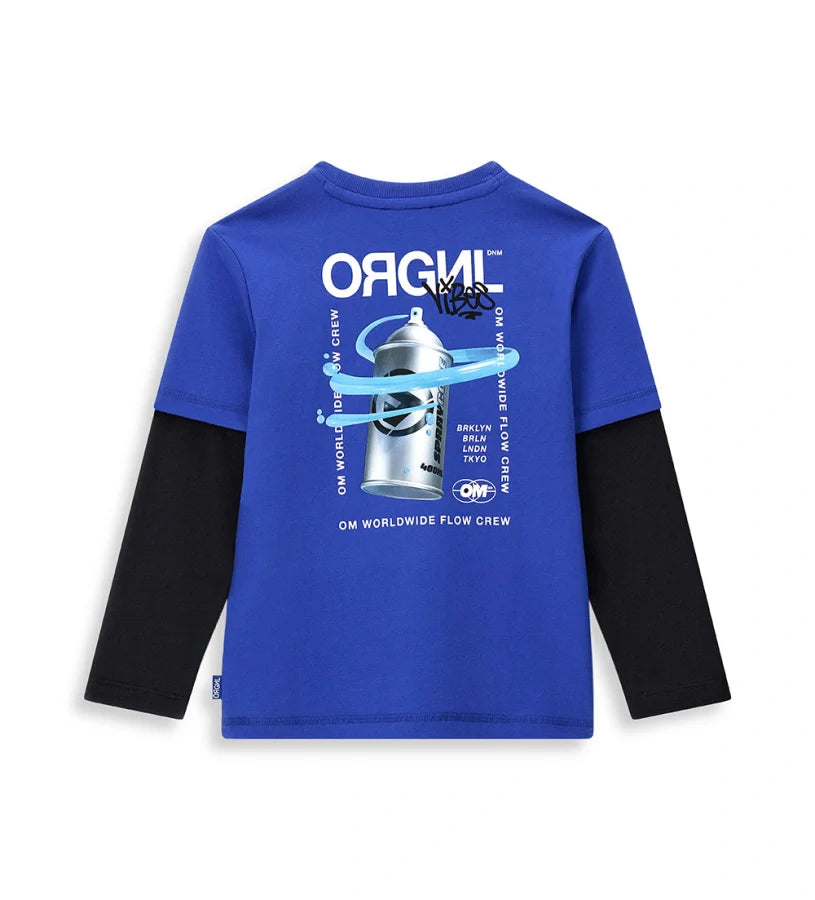 Boy's double sleeve t-shirt