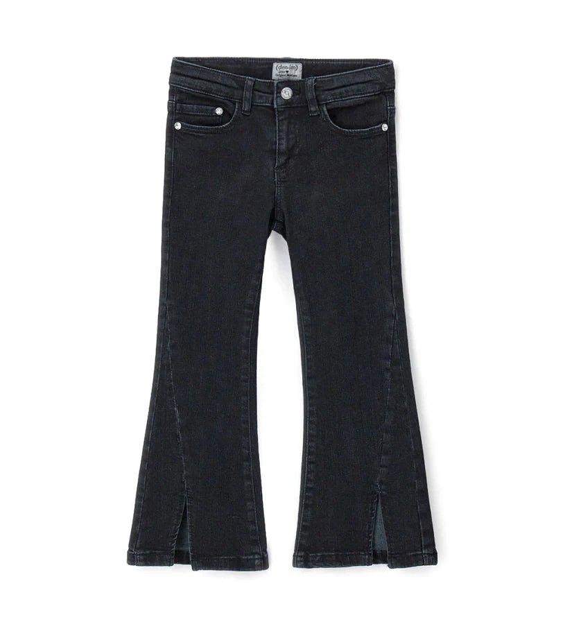 Girl's bell-bottom jeans