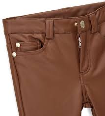 Girl's leather trouser