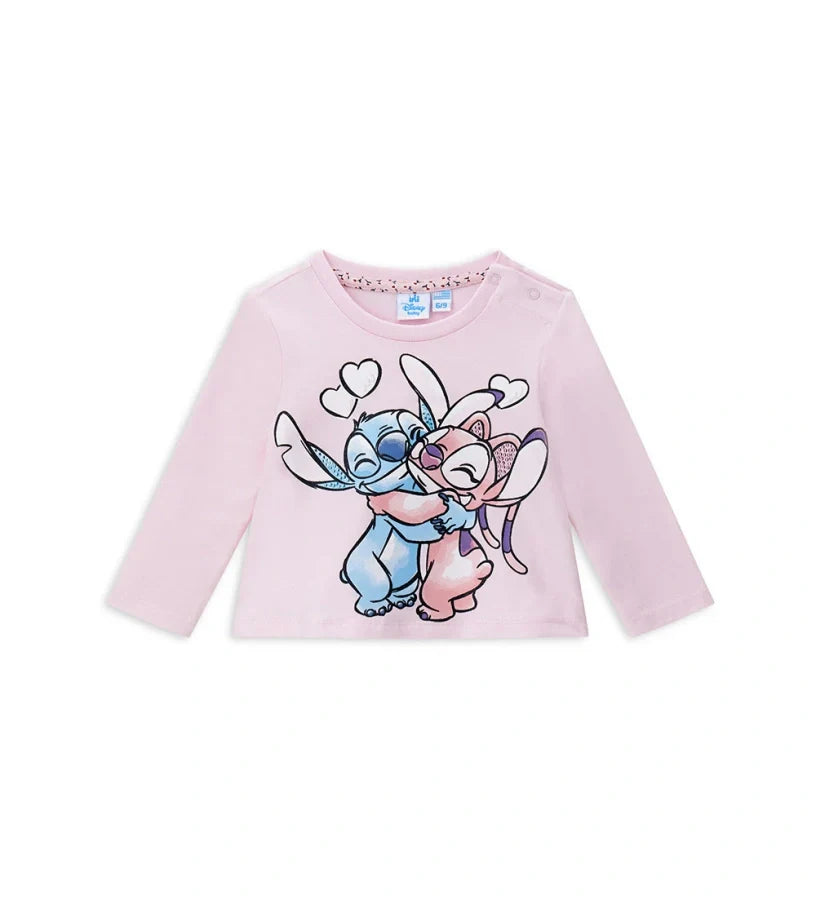 Baby girl's disney stitch t-shirt