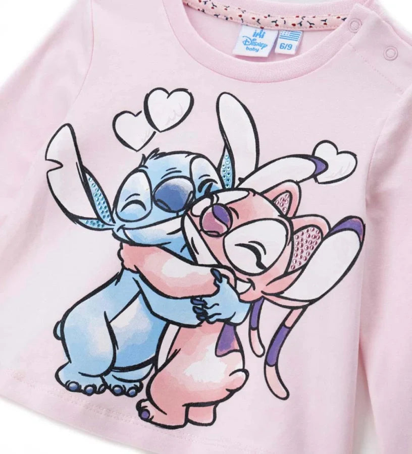 Baby girl's disney stitch t-shirt