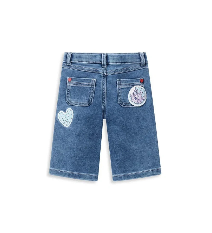 Baby girl's disney stitch jeans