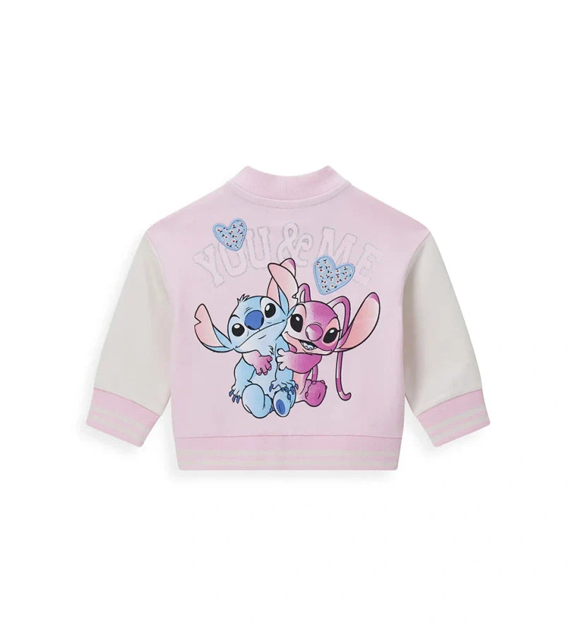 Baby girl's disney stitch tracksuit