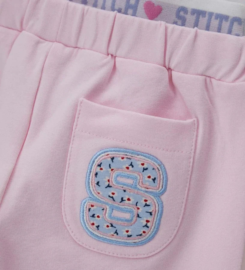 Baby girl's disney stitch tracksuit