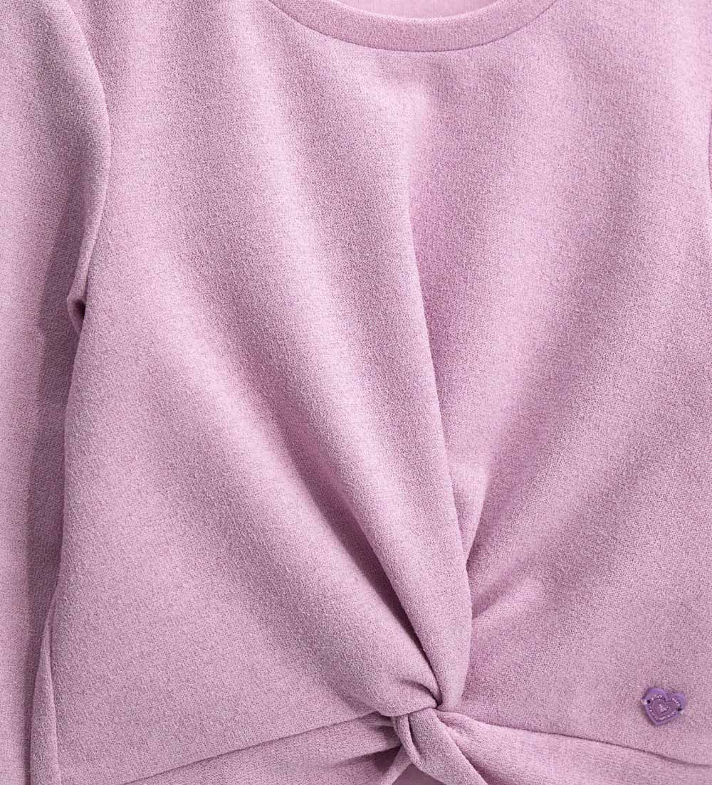 Girl's cross crop top