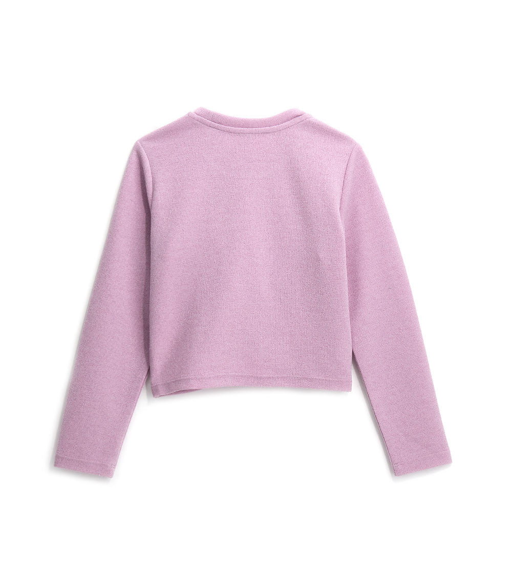 Girl's cross crop top