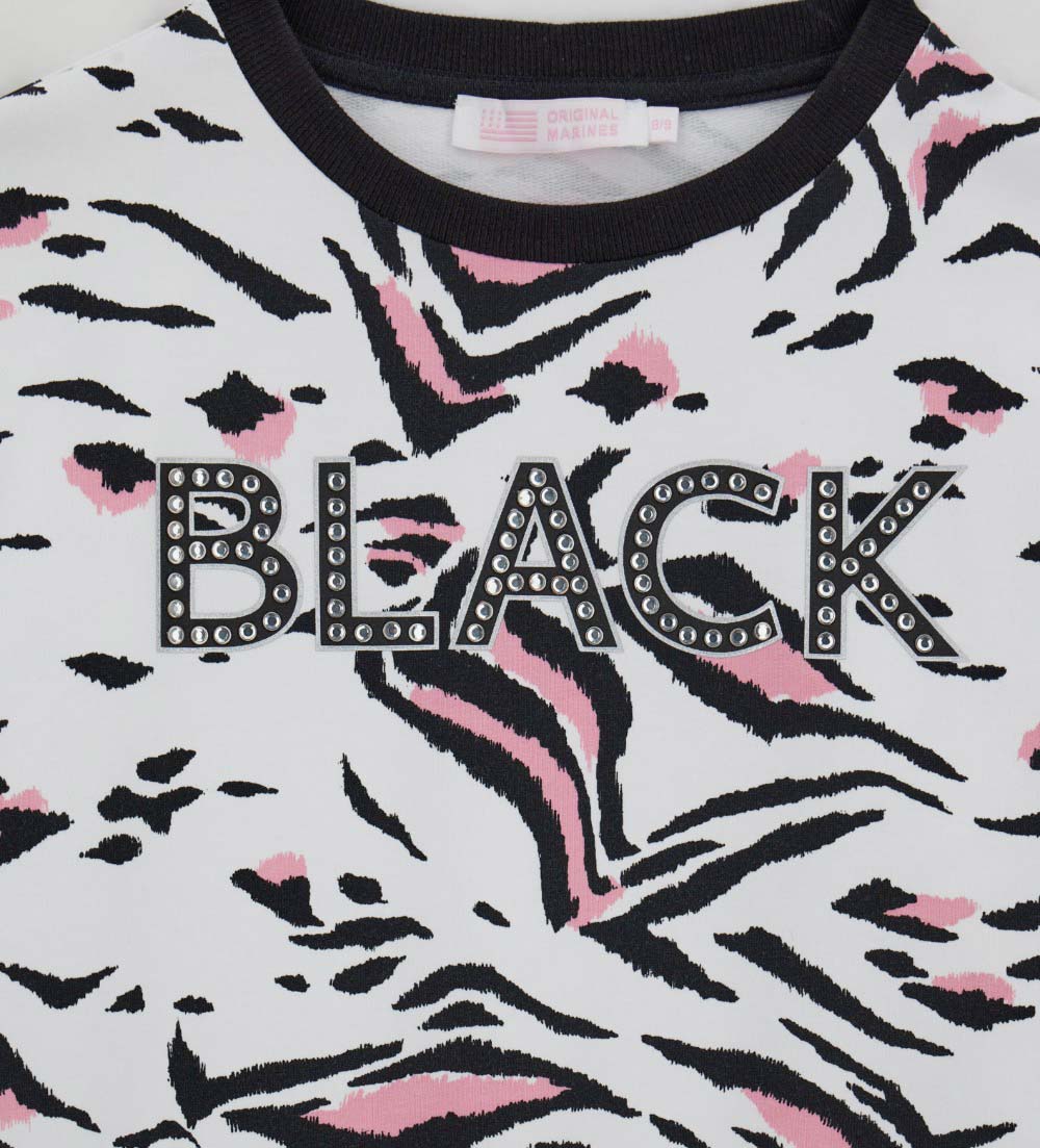 Girl's zebra sweatshirt