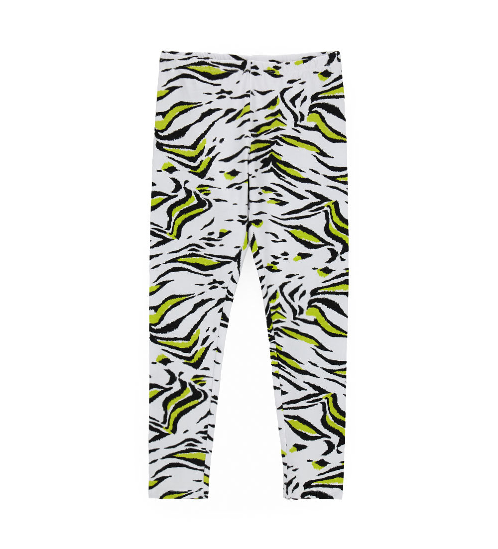 Girl's zebra leggings