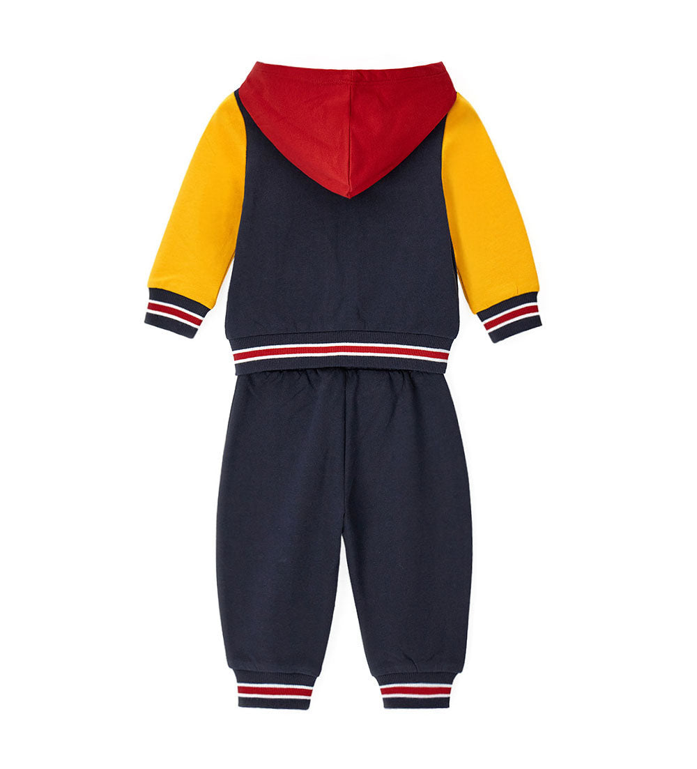 Boy - Cotton sweatsuit 9 - 12 M Blue
