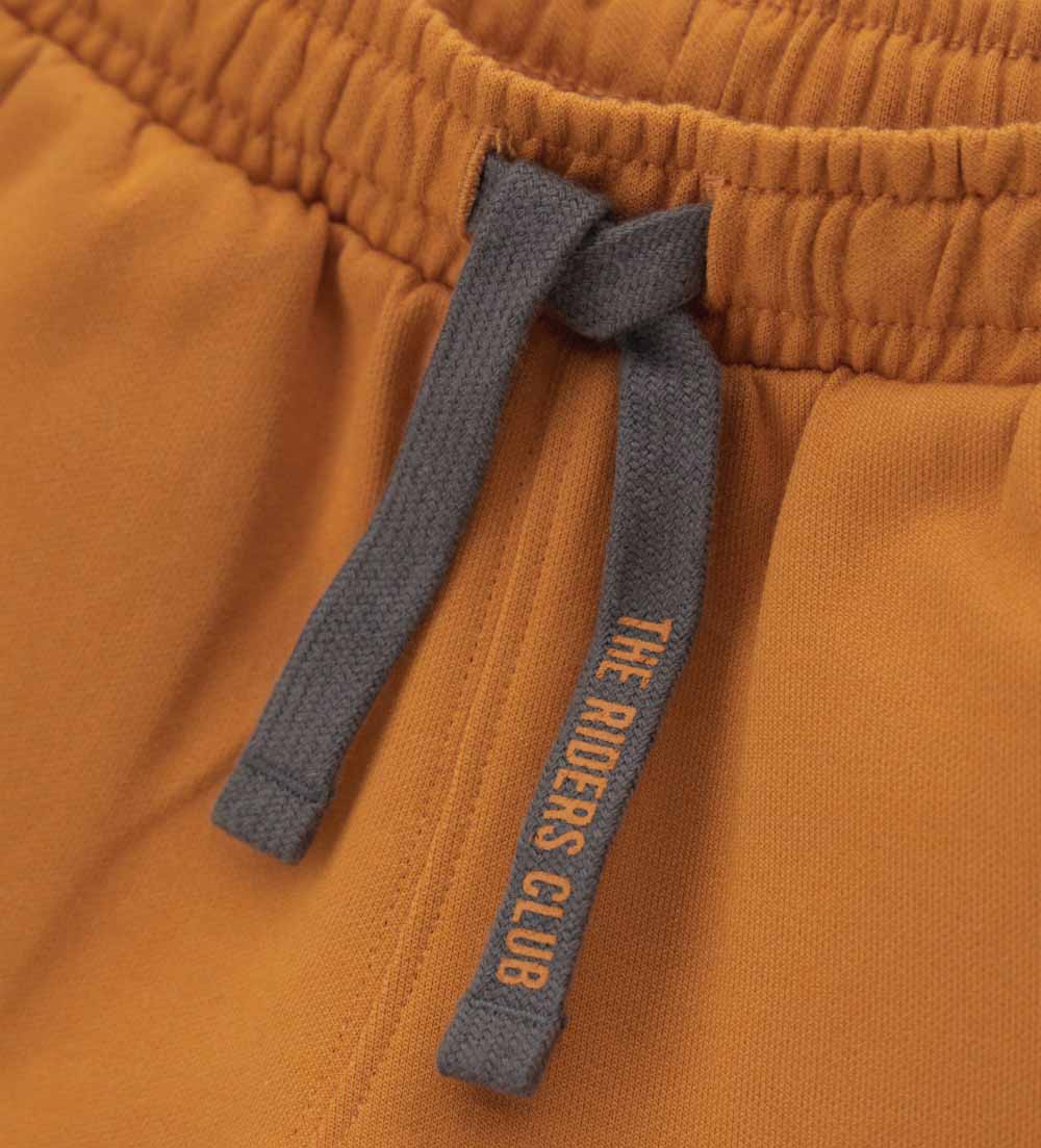 Boy - Fleece Bermuda Shorts Orange 9 - 12 M