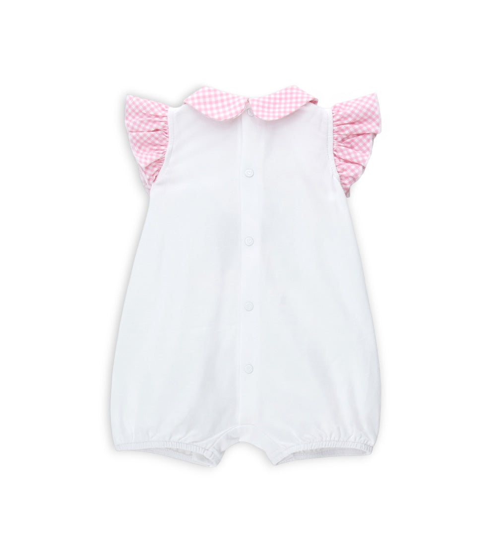 Newborn - Whale romper White 1M