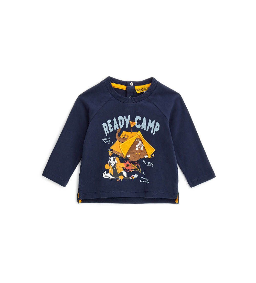 BABY BOY'S RAGLAN SLEEVE T-SHIRT-1