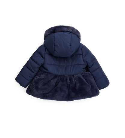 BABY GIRL'S JACKET WITH FAUX FUR-3