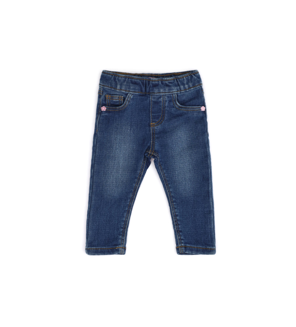 BABY GIRL'S DENIM TROUSERS-1