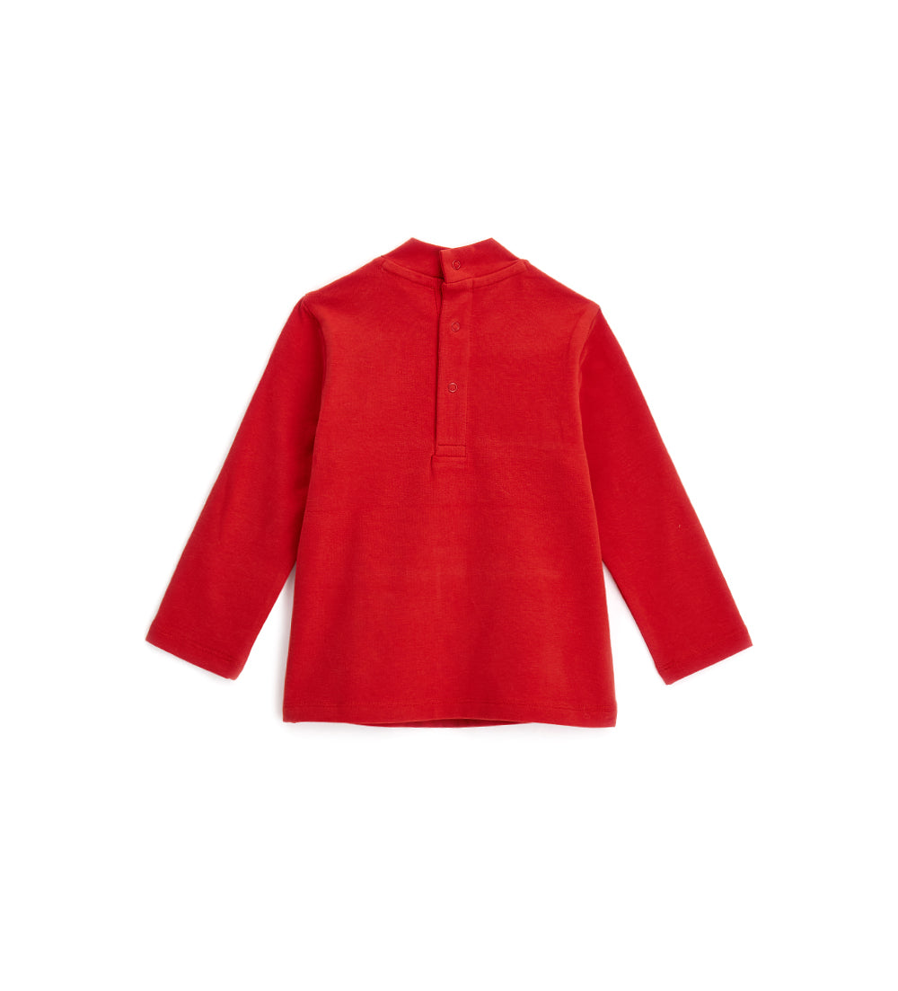 BABY GIRL'S T-SHIRT WITH MOCK NECK-7