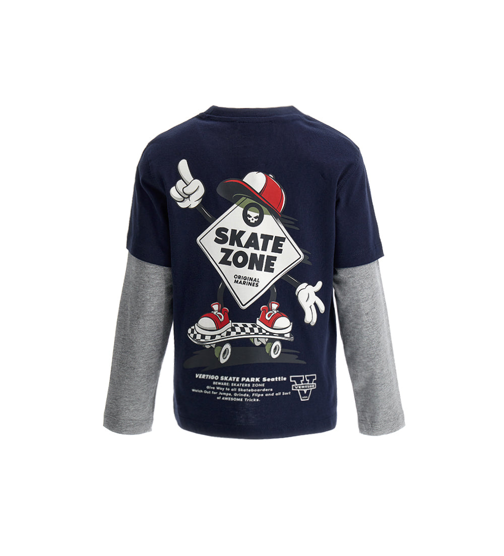 BOY'S DOUBLE SLEEVE T-SHIRT-8