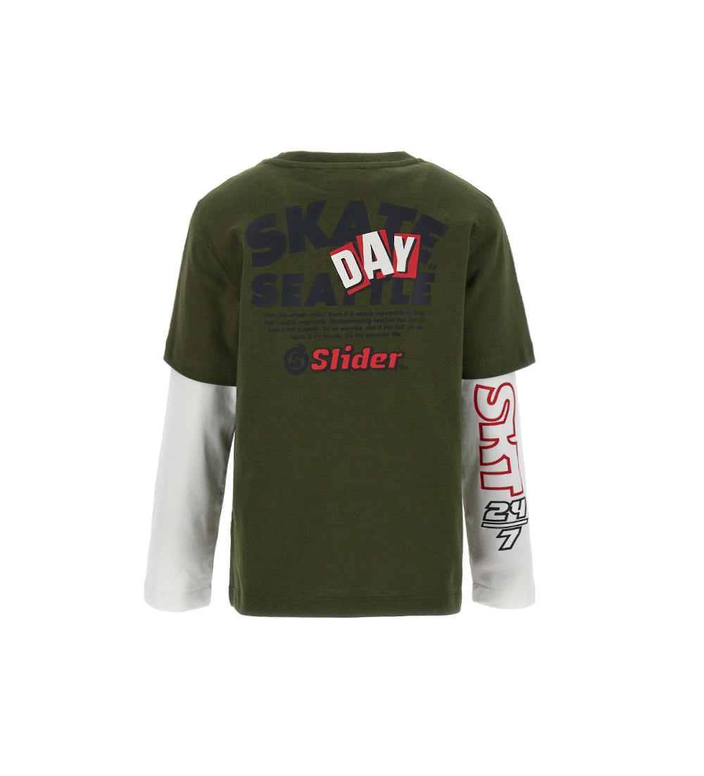 BOY'S DOUBLE SLEEVE T-SHIRT-3