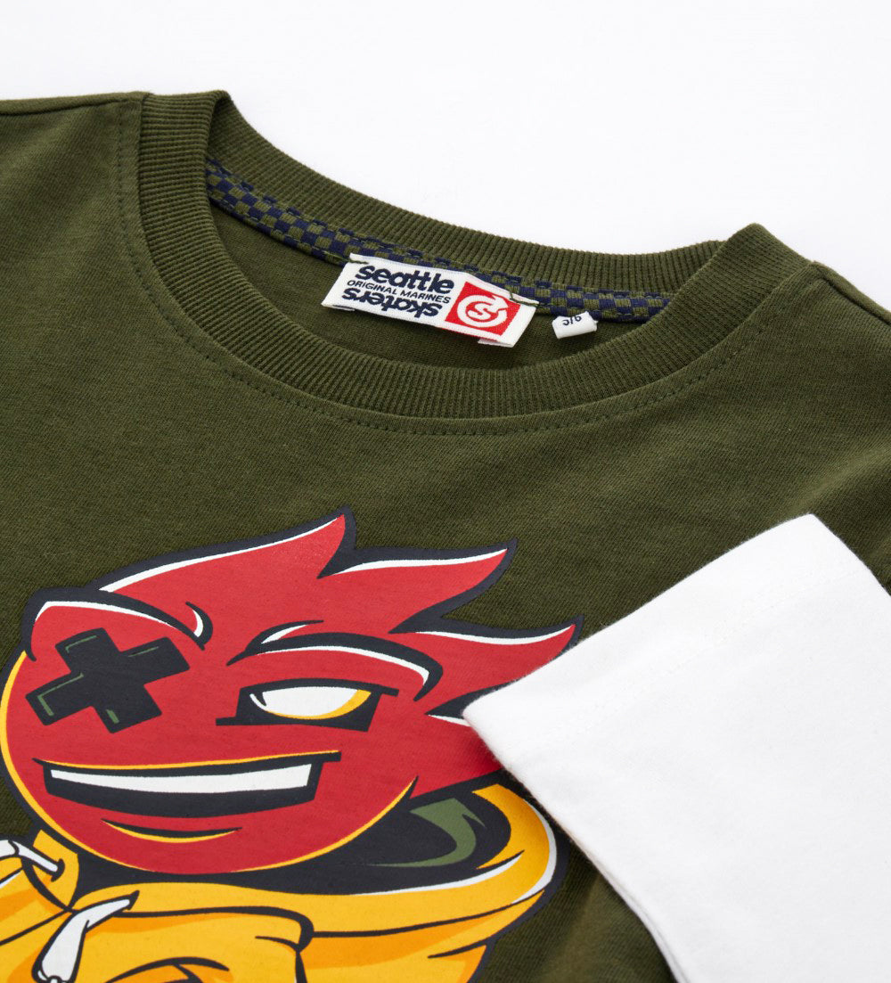 BOY'S DOUBLE SLEEVE T-SHIRT-4