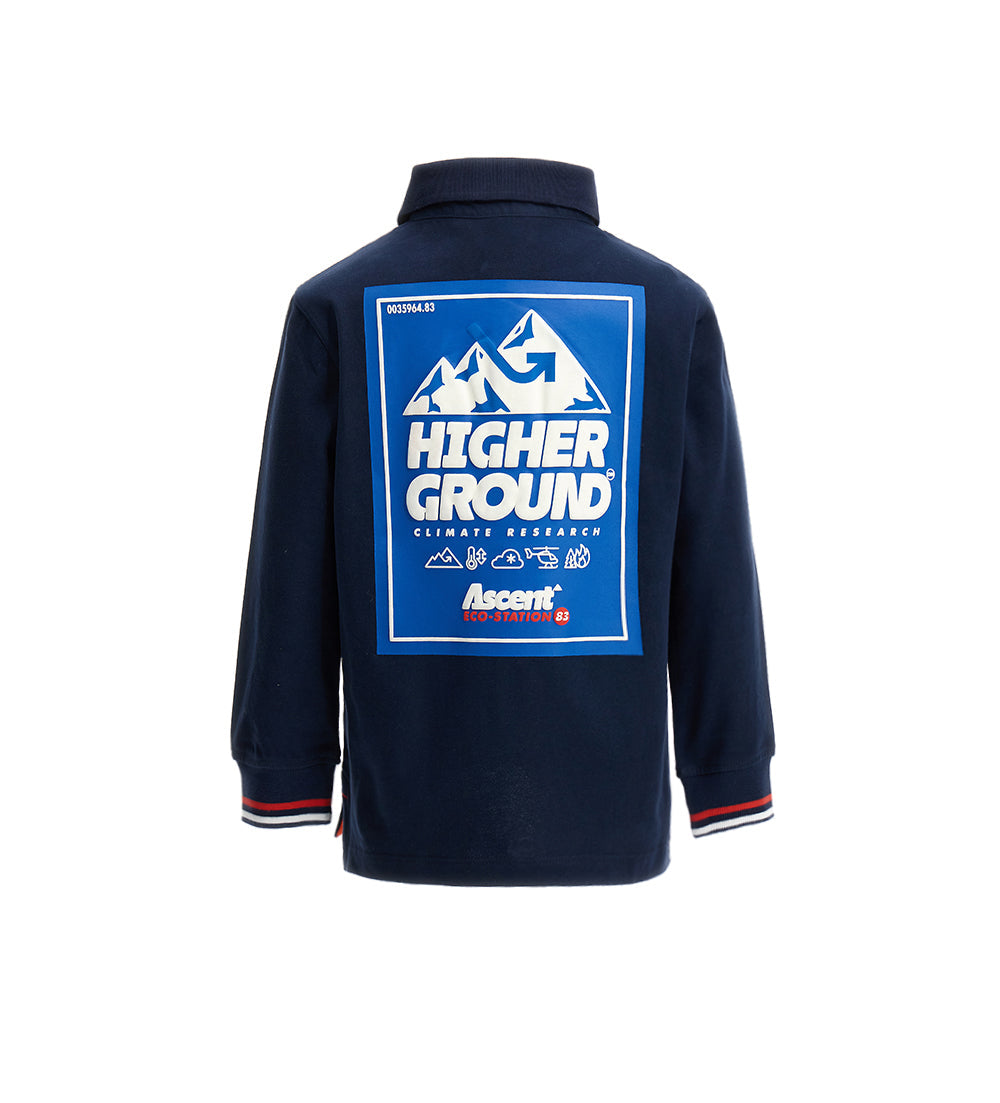 BOY'S LONG SLEEVED POLO SHIRT-3