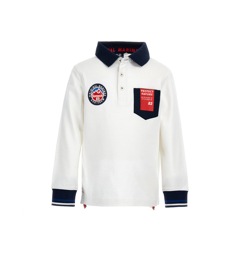 BOY'S LONG SLEEVED POLO SHIRT-5