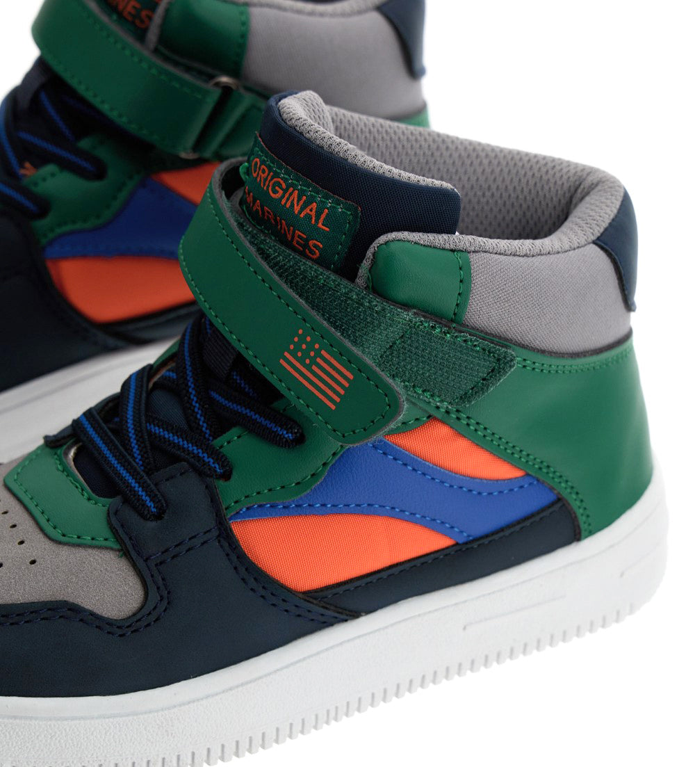 BOY'S FAUX LEATHER SNEAKERS-3
