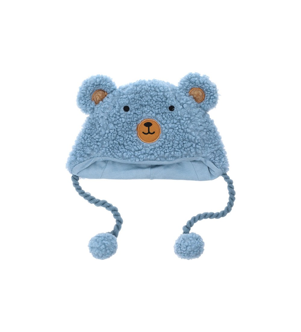 NEWBORN'S HAT WITH POM-1
