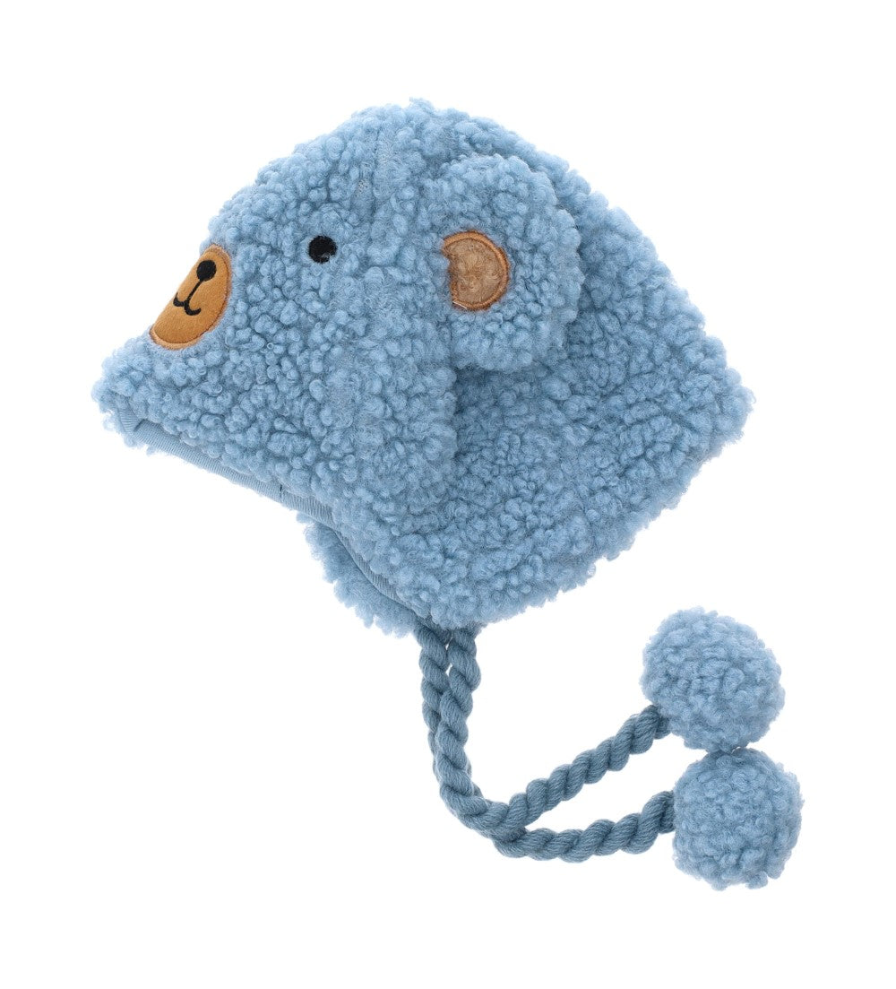 NEWBORN'S HAT WITH POM-2