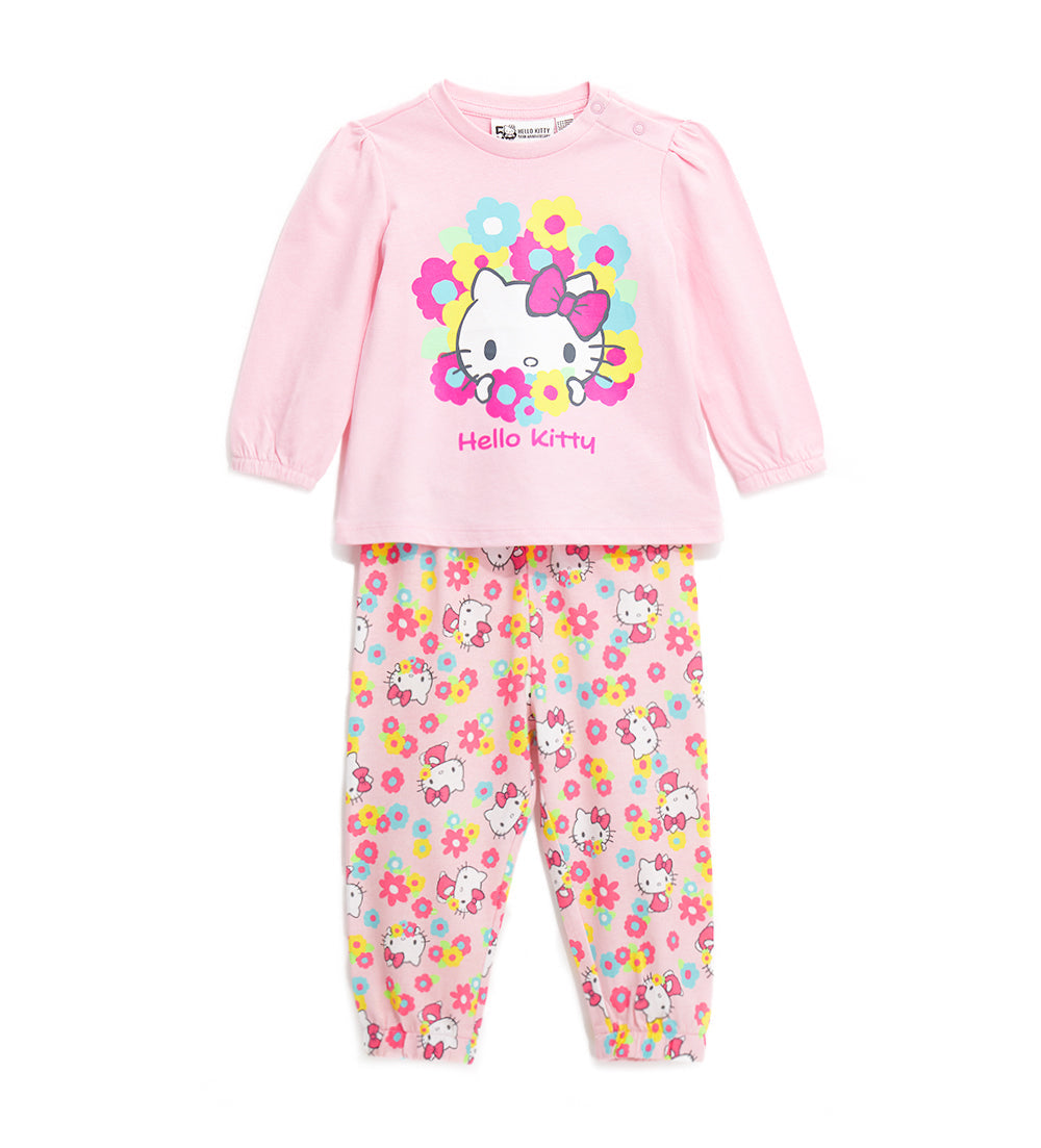 BABY GIRL'S HELLO KITTY PAJAMAS-4