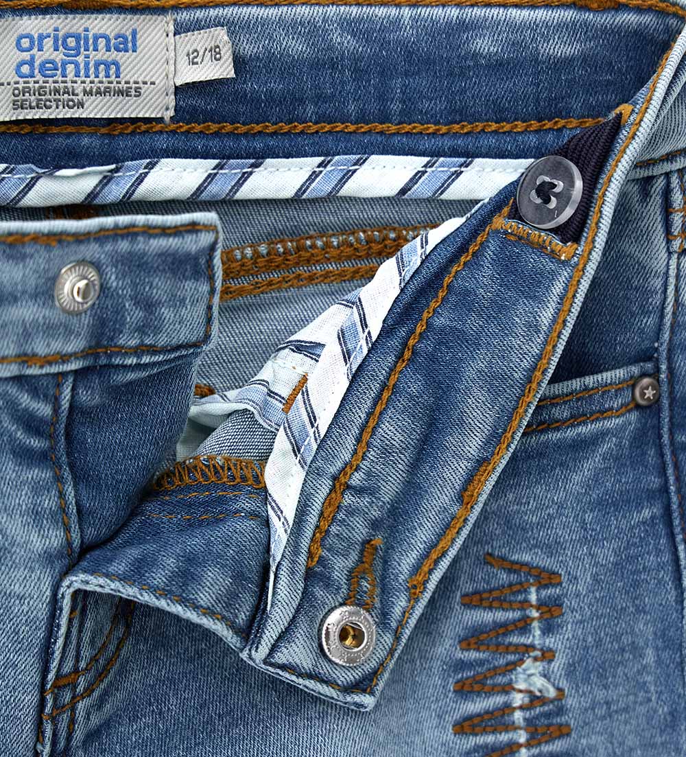 Boy - 5-pocket jeans Denim 9 - 12 M