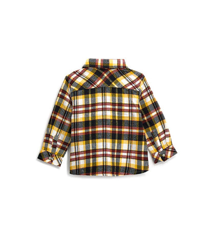 Baby boy's checked polo shirt