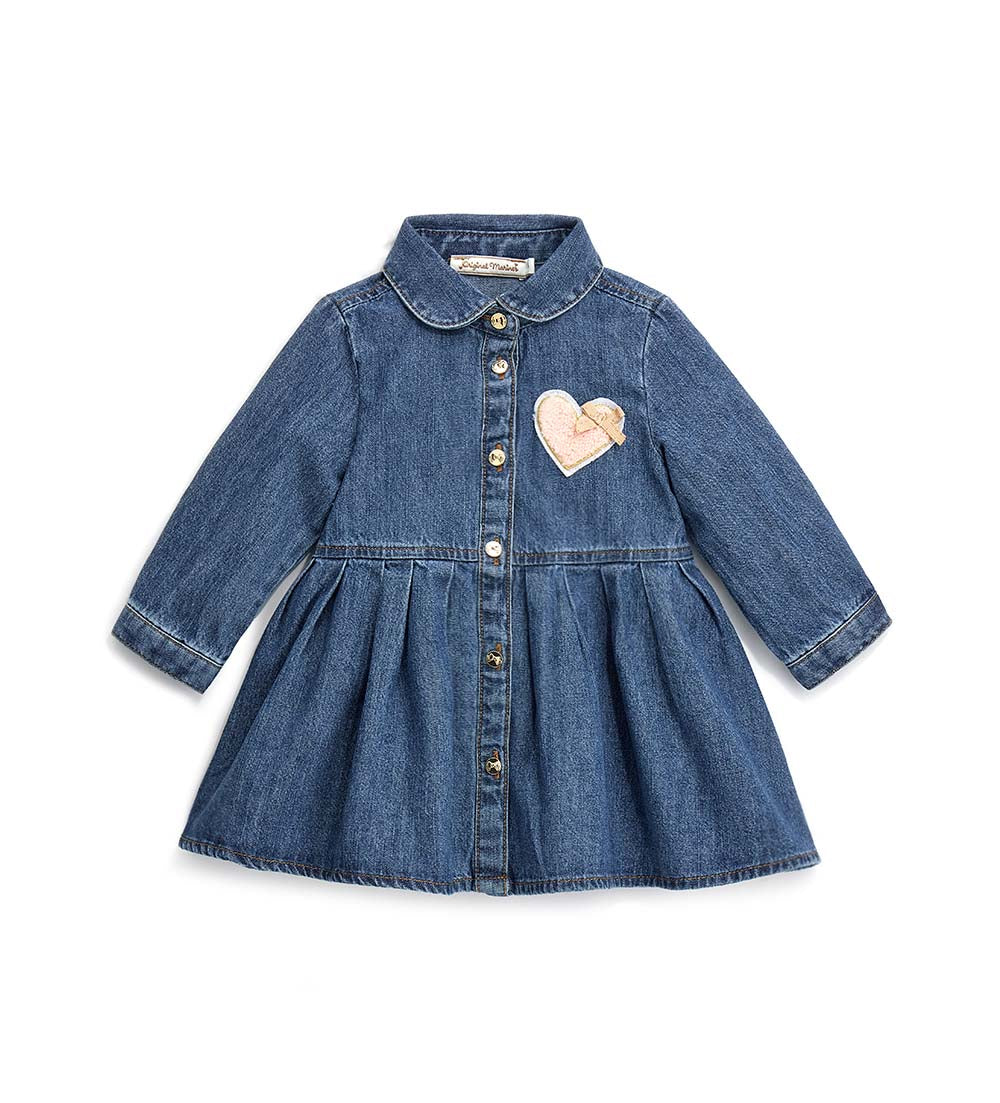 Baby girl's denim dress