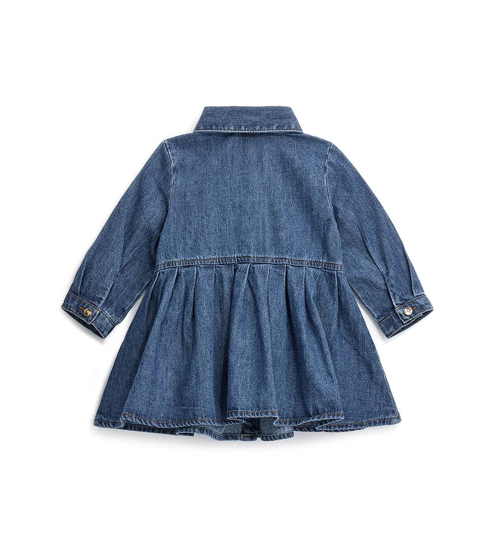 Baby girl's denim dress