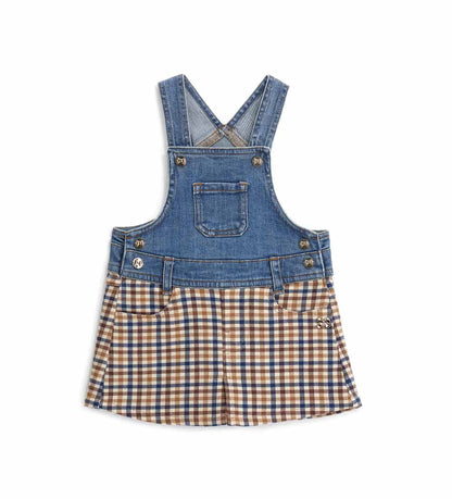 Baby girl's denim overall