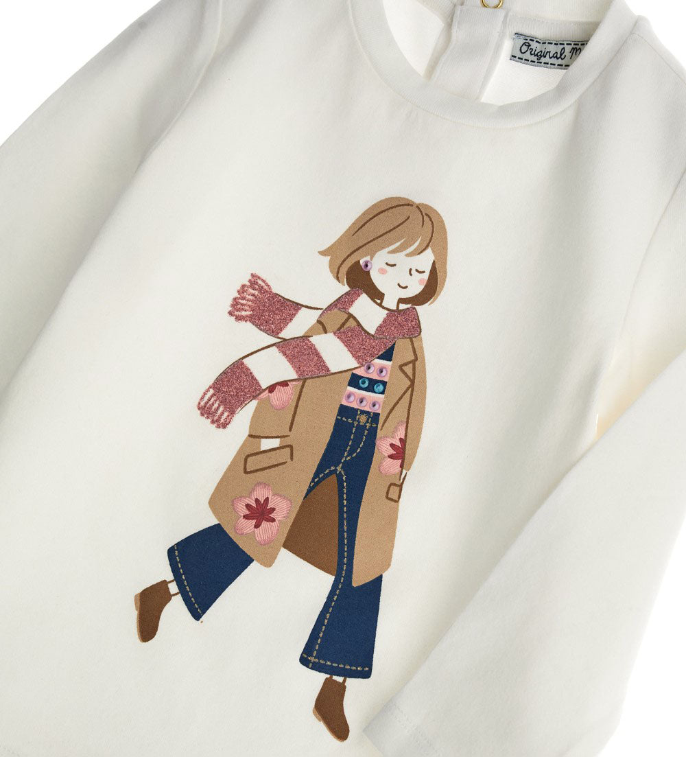 Baby girl's t-shirt-128