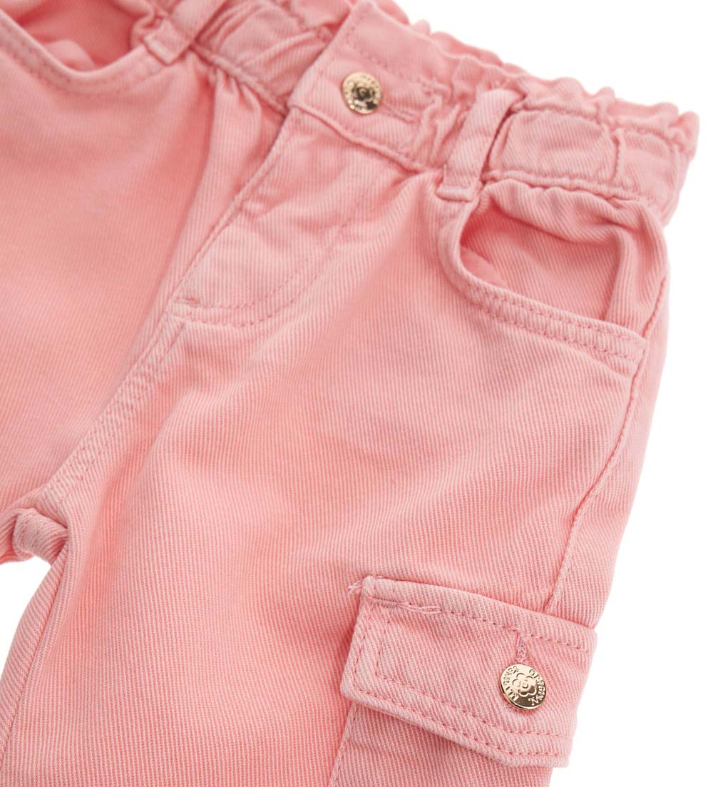 Baby girl's paperbag jeans-1