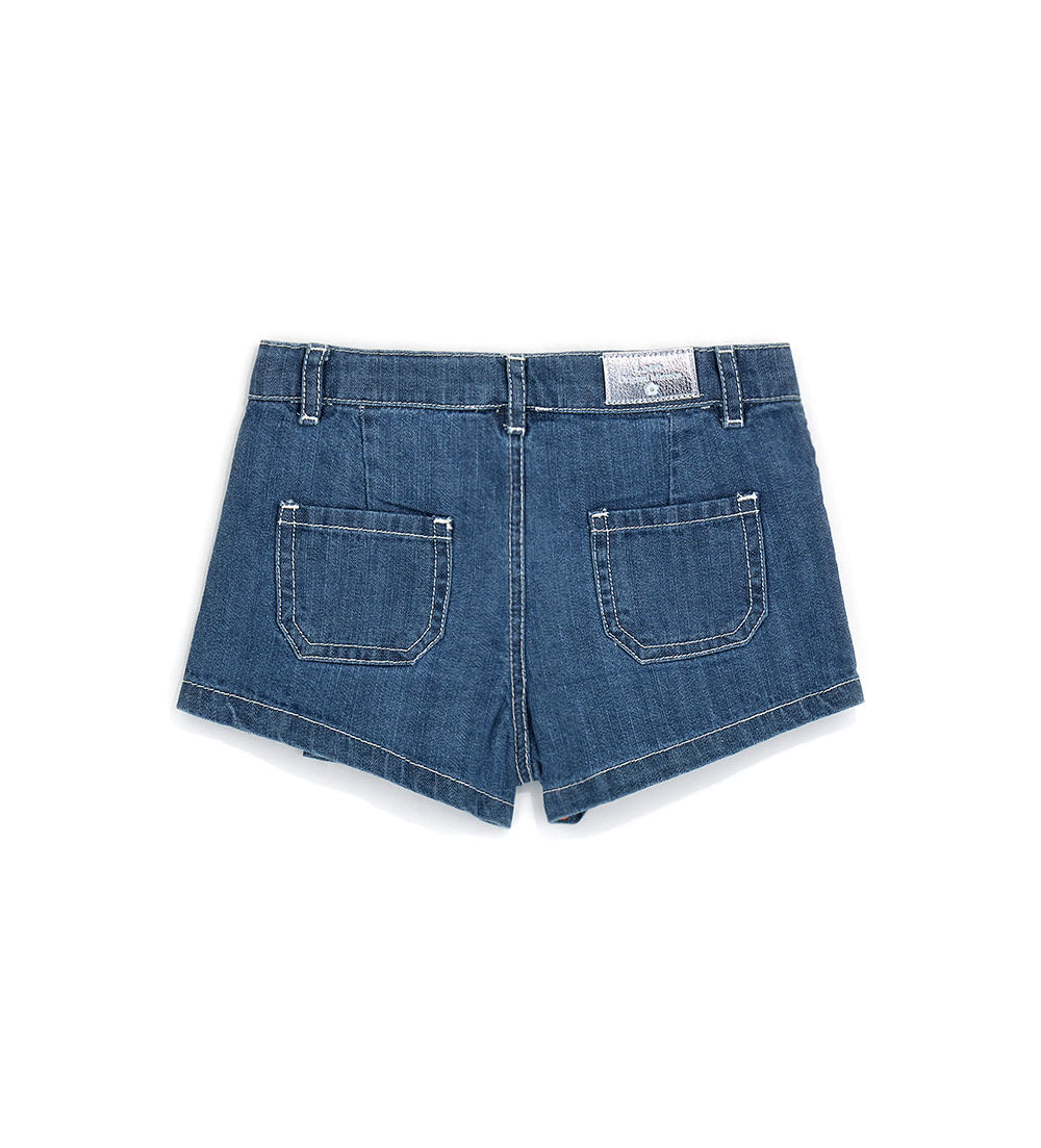 Baby girl's denim shorts