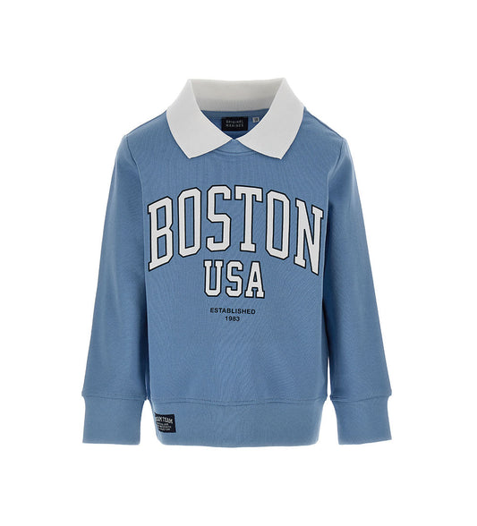 Boy's collared sweatshirt